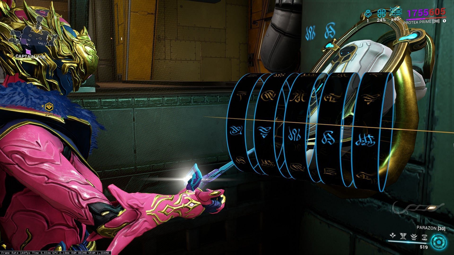Code to summon Janus Captain Vor (Image via Digital Extremes)
